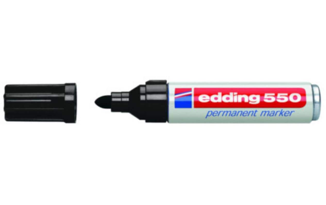 Edding Permanentmarker 550 schwarz