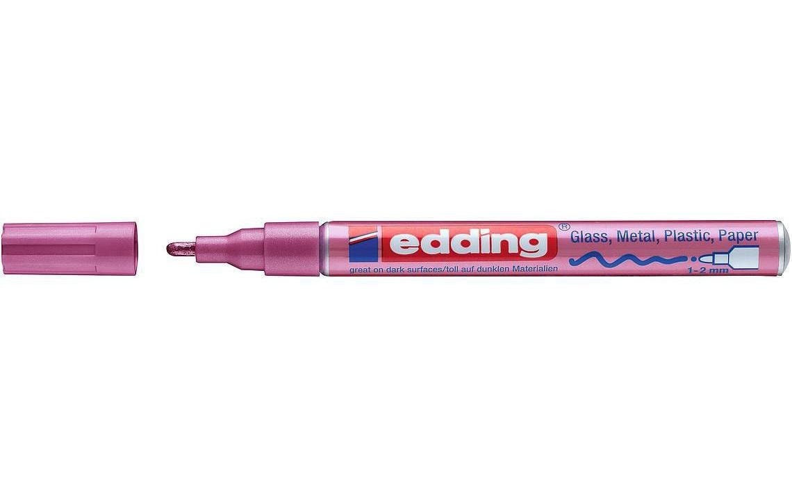 Edding Lackmarker 751-CREA pink-met.