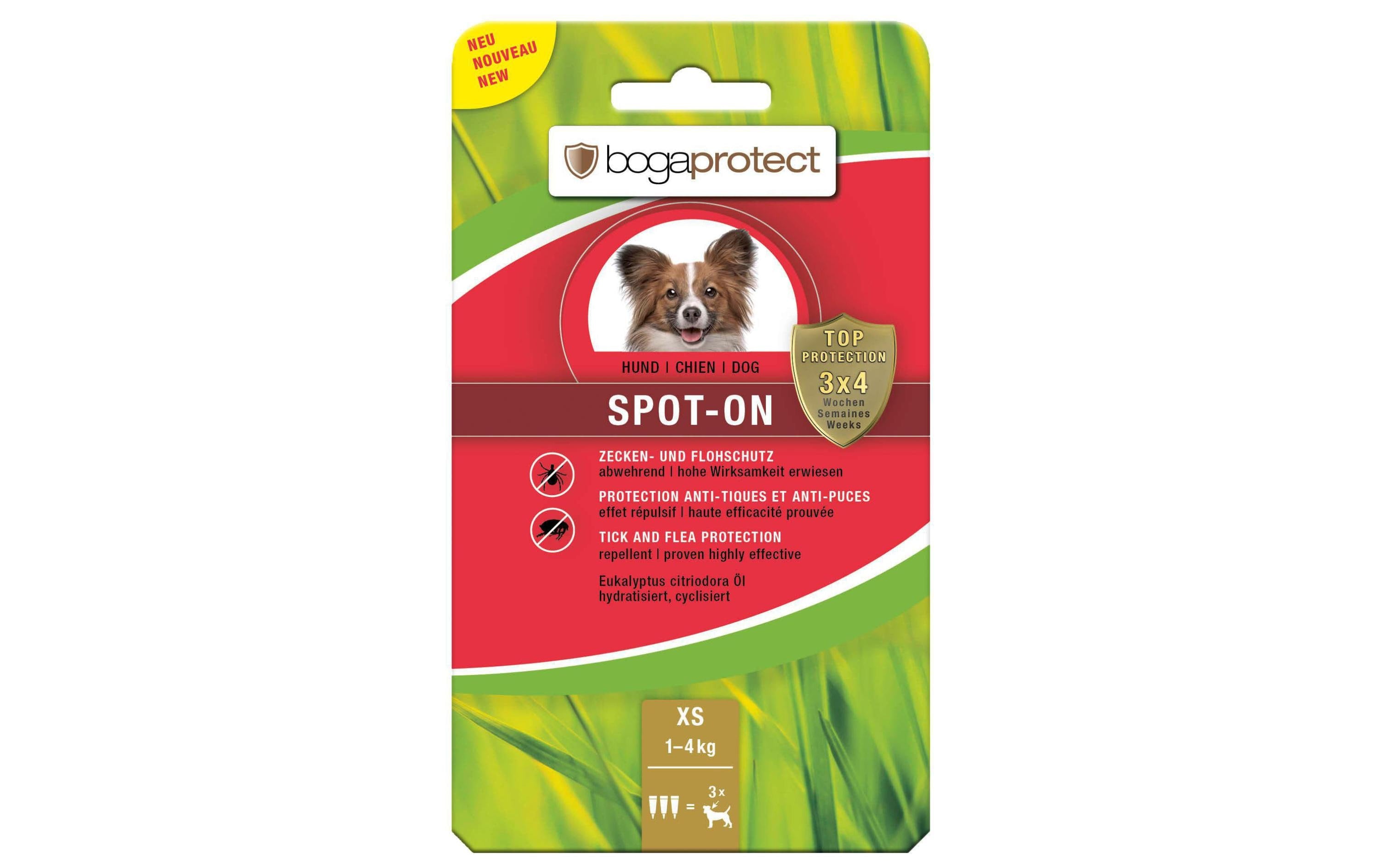 bogaprotect Spot-On Anti-Parasit Hund XS 3 x 0.7 ml