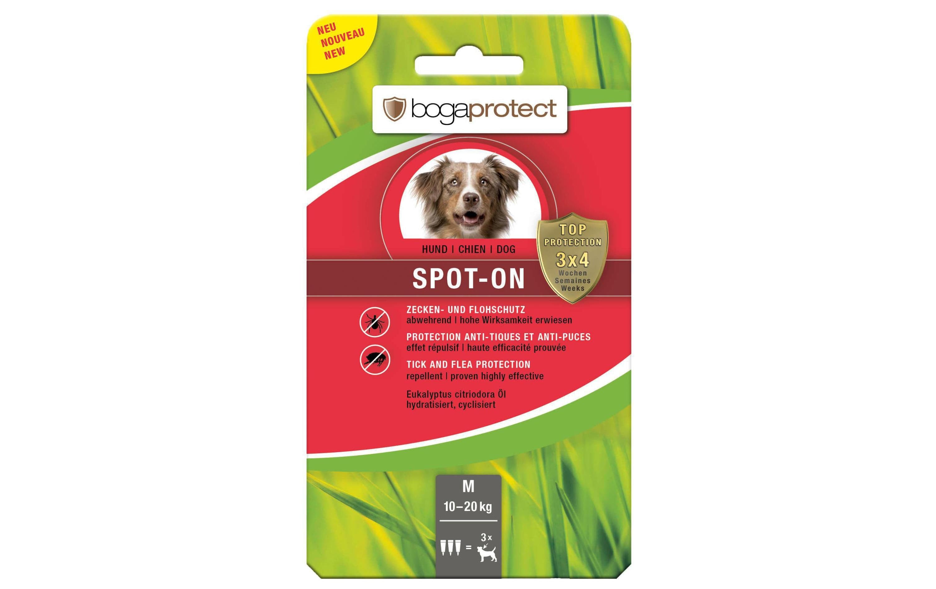 bogaprotect Spot-On Anti-Parasit Hund M 3 x 2.2 ml