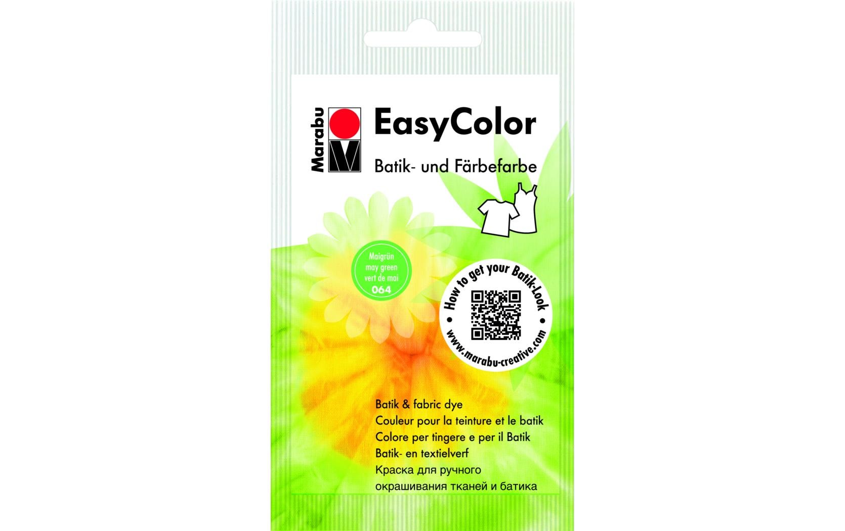 Marabu Handfärbefarbe FashionColor 25g Beutel, maigrün