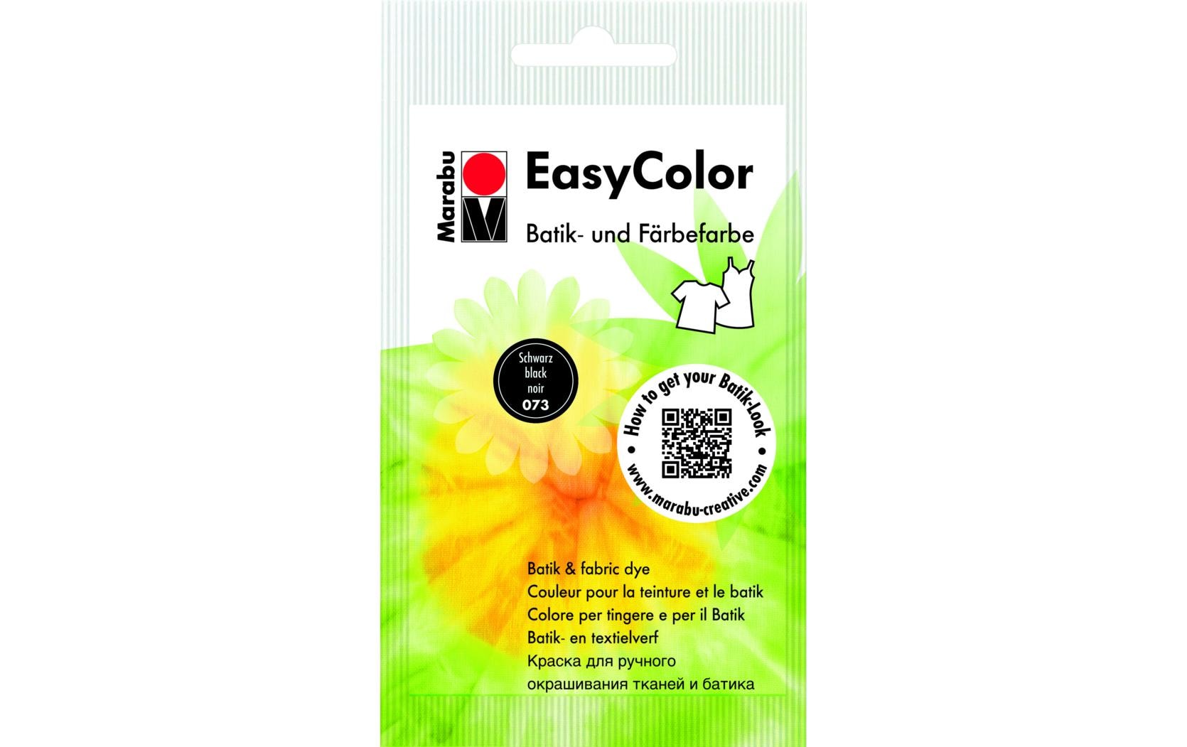 Marabu Handfärbefarbe FashionColor 25g Beutel, schwarz