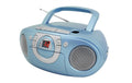 Soundmaster SCD5100BL Boombox mit CD/Kassette