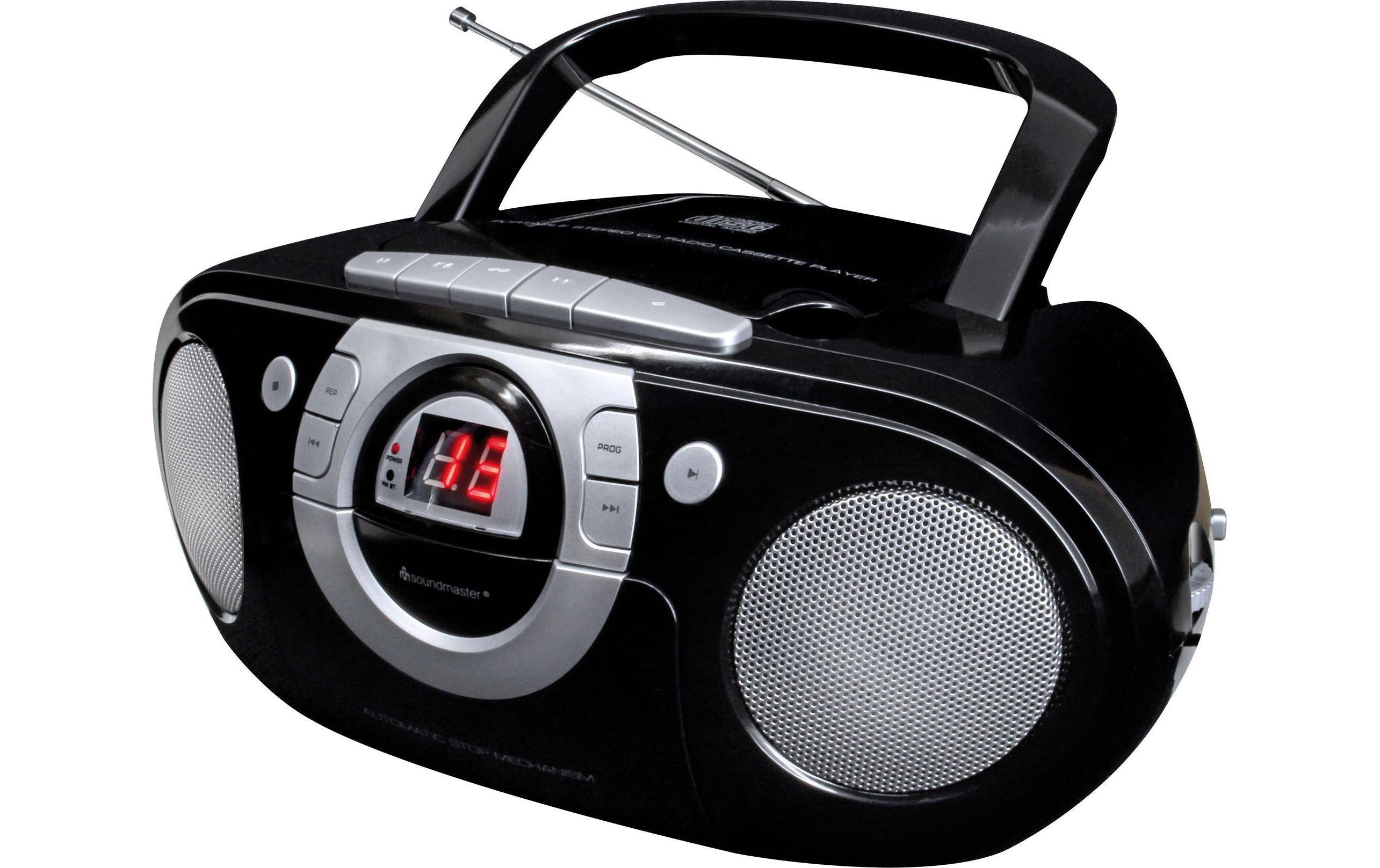 Soundmaster SCD5100SW Boombox mit CD/Kassette