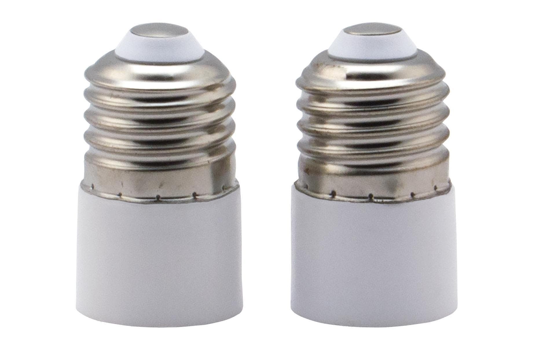 STEFFEN LED Zubehör Adapterfassung E27 - E14 weiss, 2er Set