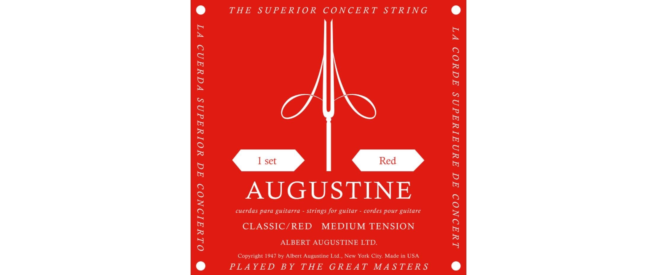 Augustine Classic Red Medium Klassische Gitarre-Saiten