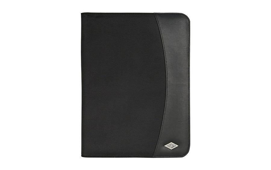 Wedo Elegance Schreibmappe schwarz A4 Gummizugschlaufe für Stift