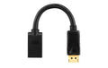 PureInstall 4K Displayport Adapter DP Stecker auf DP Buchse, 0,10m