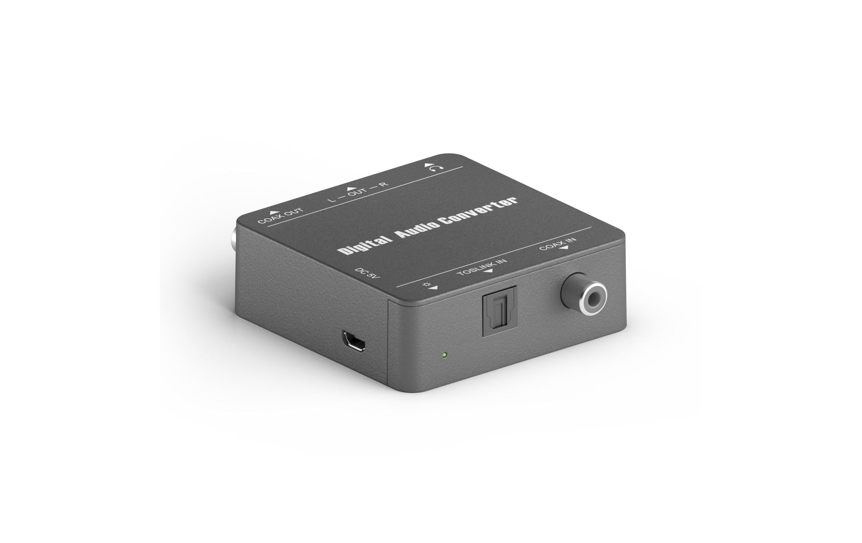 PureTools PT-C-DAC Audio Konverter, Koax/Toslink>Cinch/3,5mm
