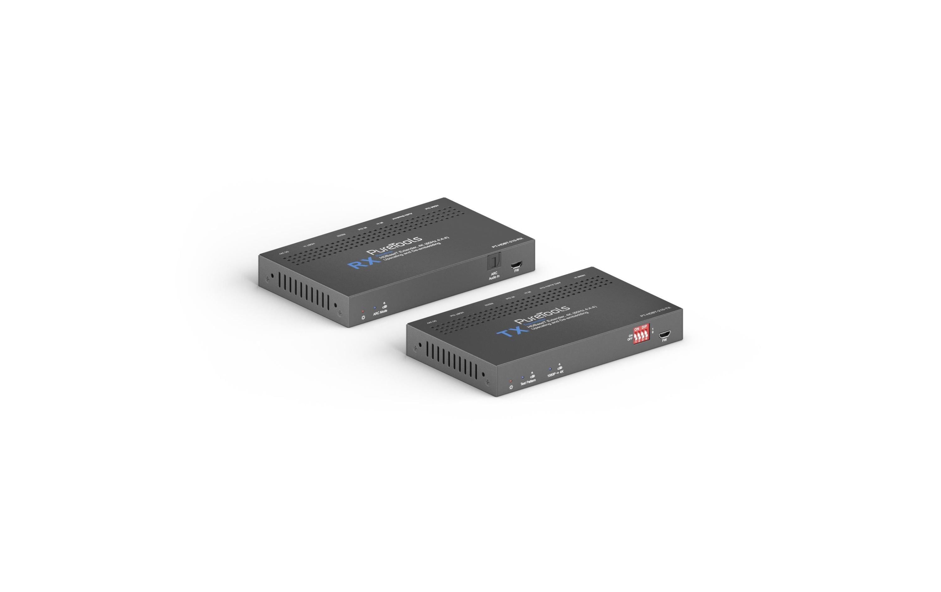 PureTools PT-HDBT-210 HDBaseT Set HDMI/RS232/IR,VLC/ARC/Scale, 4K