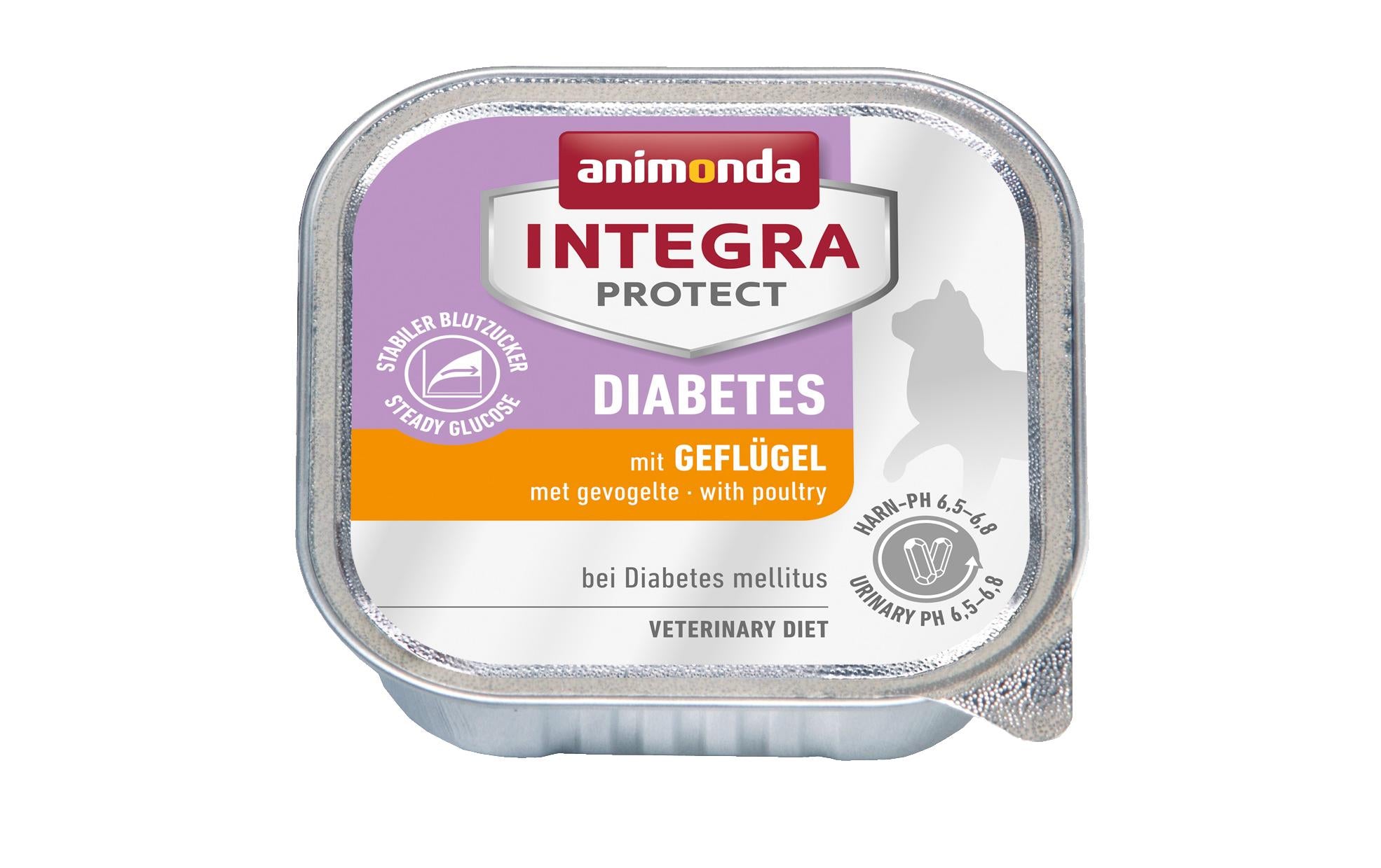 animonda Nassf. INTEGRA Diabetes mit Geflügel, 100g