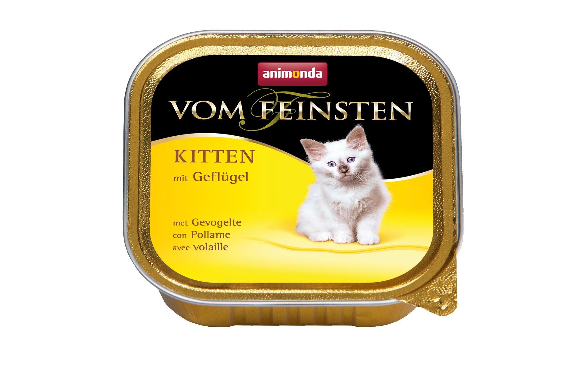 animonda Nassf. Vom Feinsten Kitten mit Geflügel, 100g