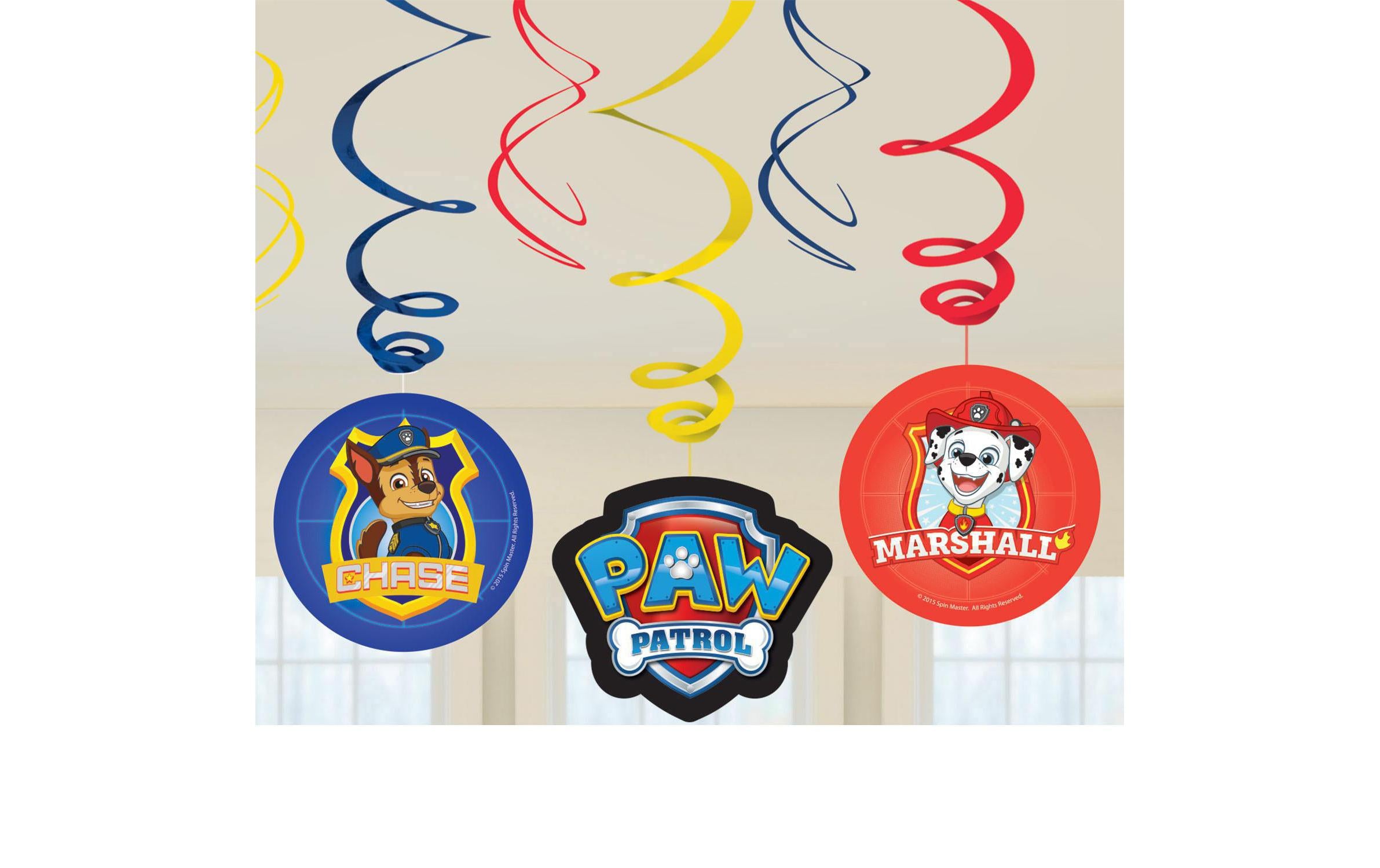 Amscan Spiragirlande Set Paw Patrol 3 verschiedene Motive