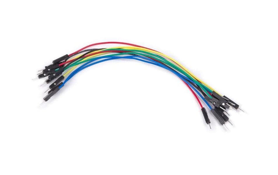 Steckbrücken-Set - Stecker Auf Stecker 1-Pol. - 5.9" (15 cm) - 10-tlg WJW010