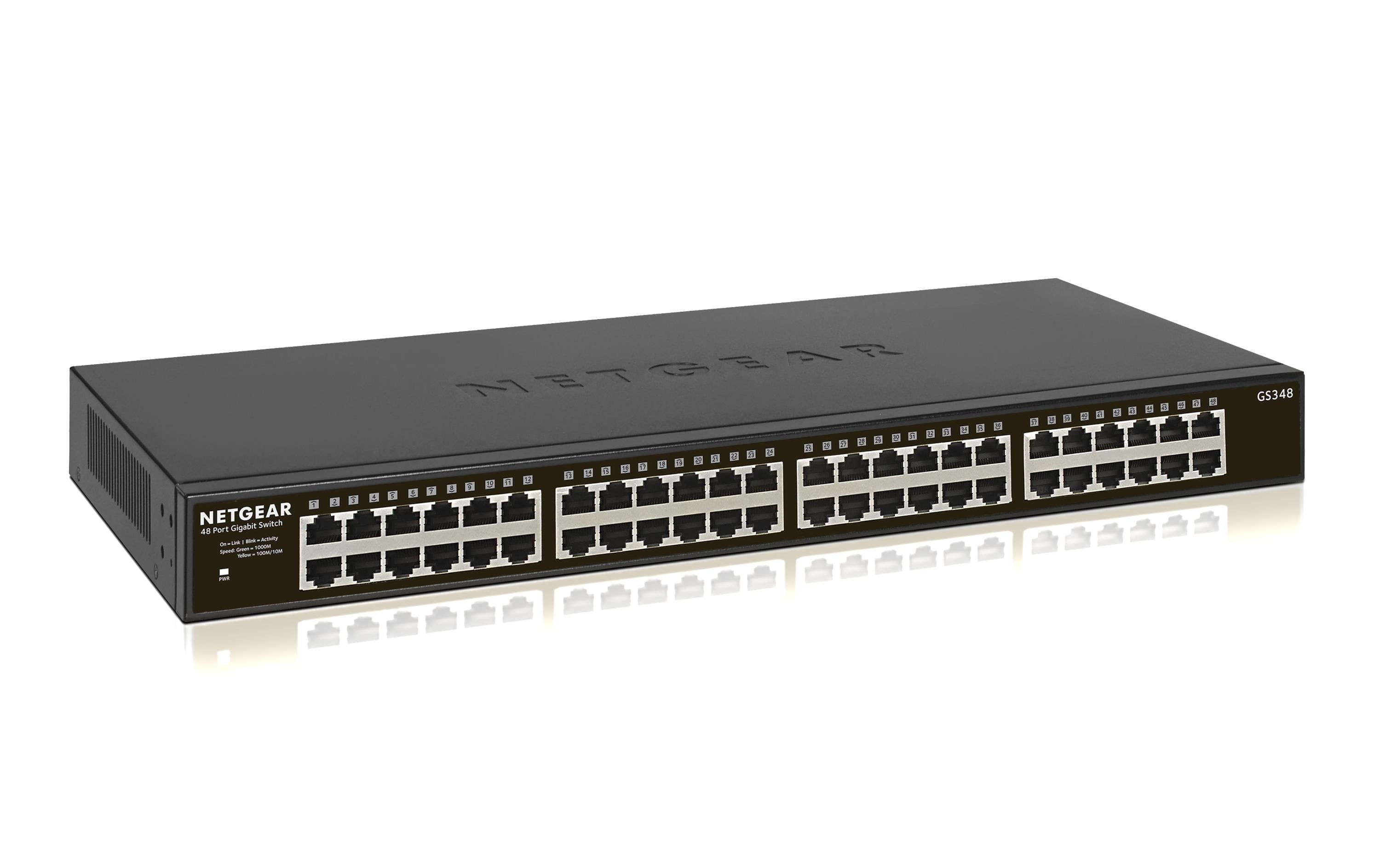Netgear GS348: 48 Port Switch 48-Port Gigabit Switch
