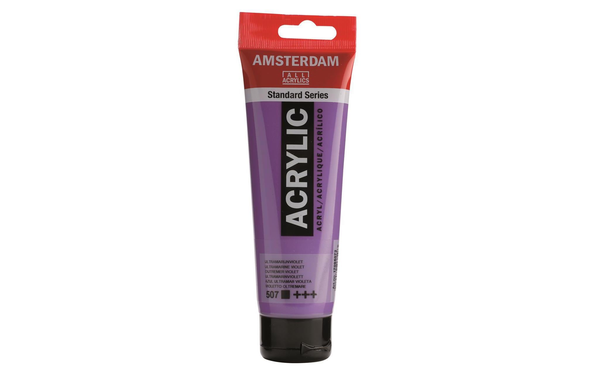 Amsterdam Acrylfarbe Standard 507 120 ml, Farbe: Ultramarinviolett, Deckend
