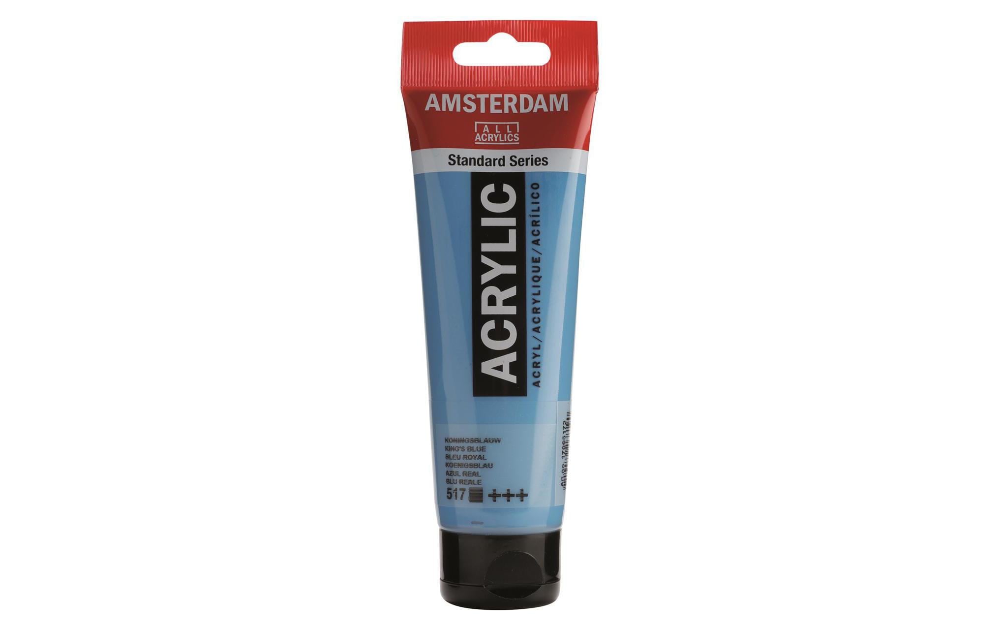 Amsterdam Acrylfarbe Standard 517 120 ml, Farbe: Königsblau, Deckend