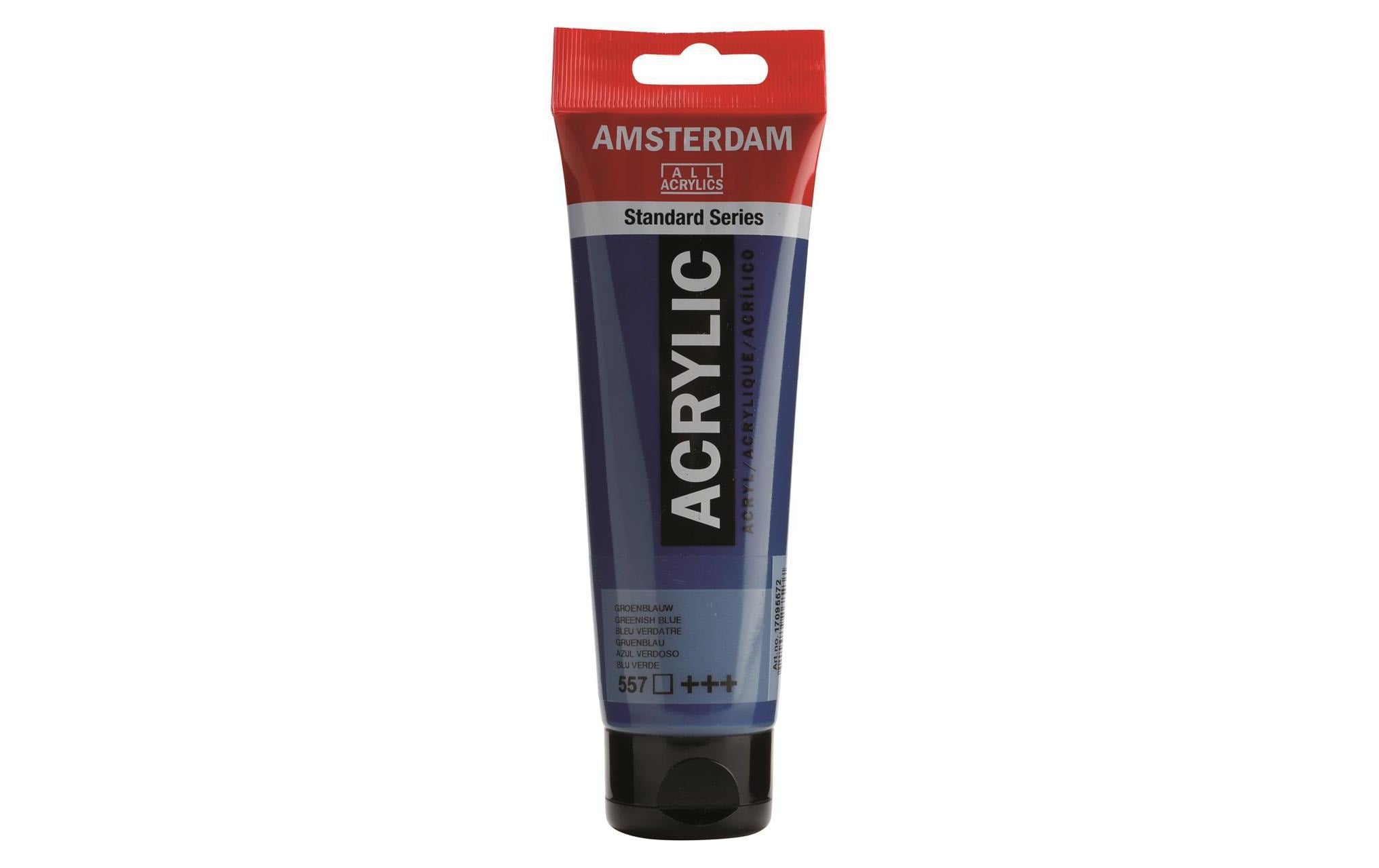 Amsterdam Acrylfarbe Standard 557 120 ml, Farbe: Grünblau, Transparent