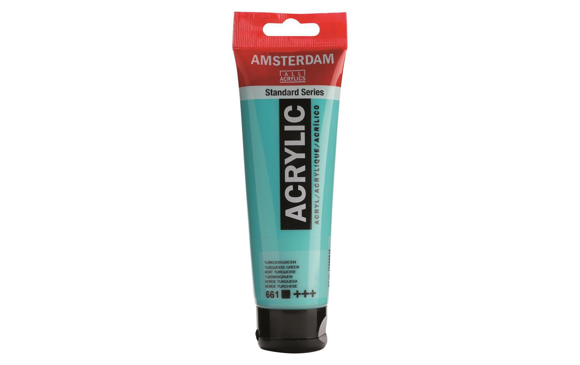 Amsterdam Acrylfarbe Standard 661 120 ml, Farbe: Türkisgrün, Deckend