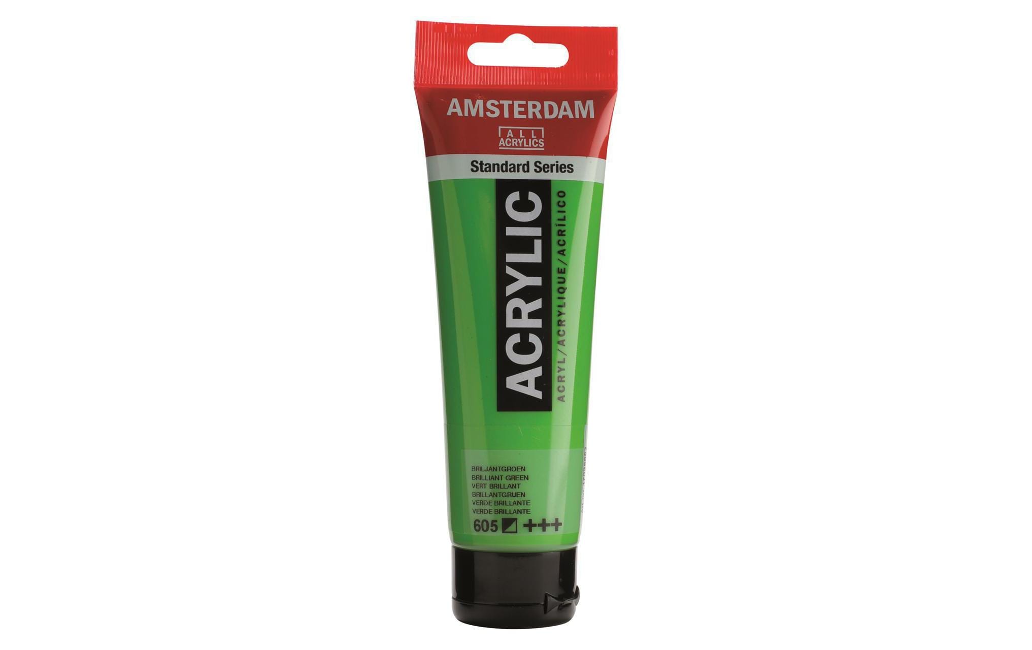Amsterdam Acrylfarbe Standard 605 120 ml, Farbe: Brillantgrün, Halbdeckend