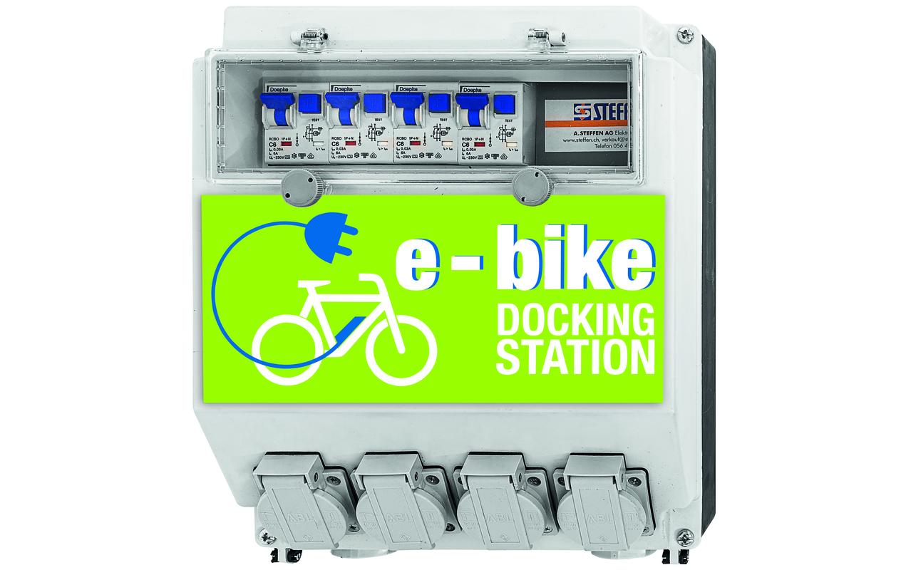 STEFFEN E-Bike Stromverteiler 4x T13 6A, 30mA, 10kA