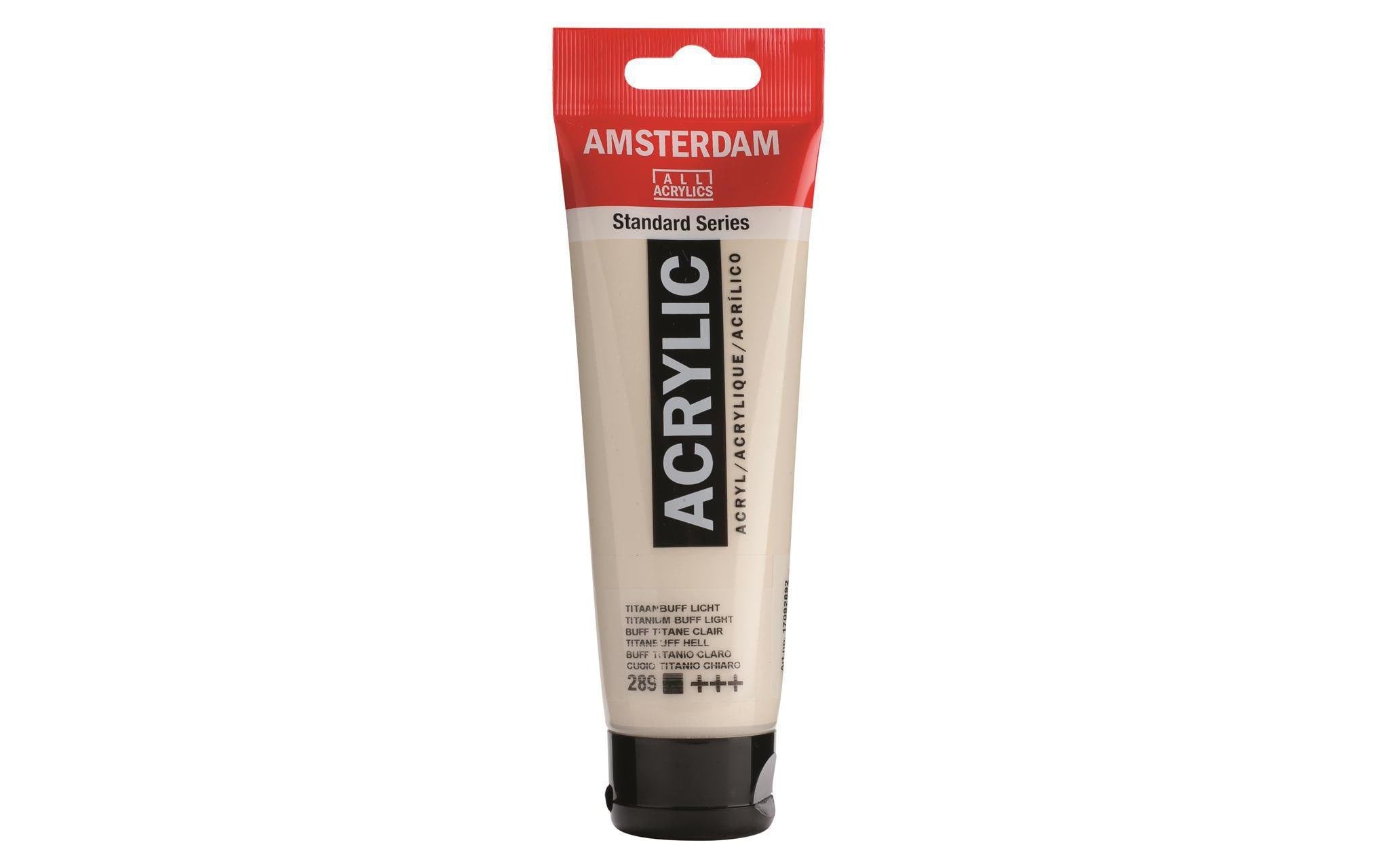 Amsterdam Acrylfarbe Standard 289 120 ml, Farbe: Titanbuff H, Deckend