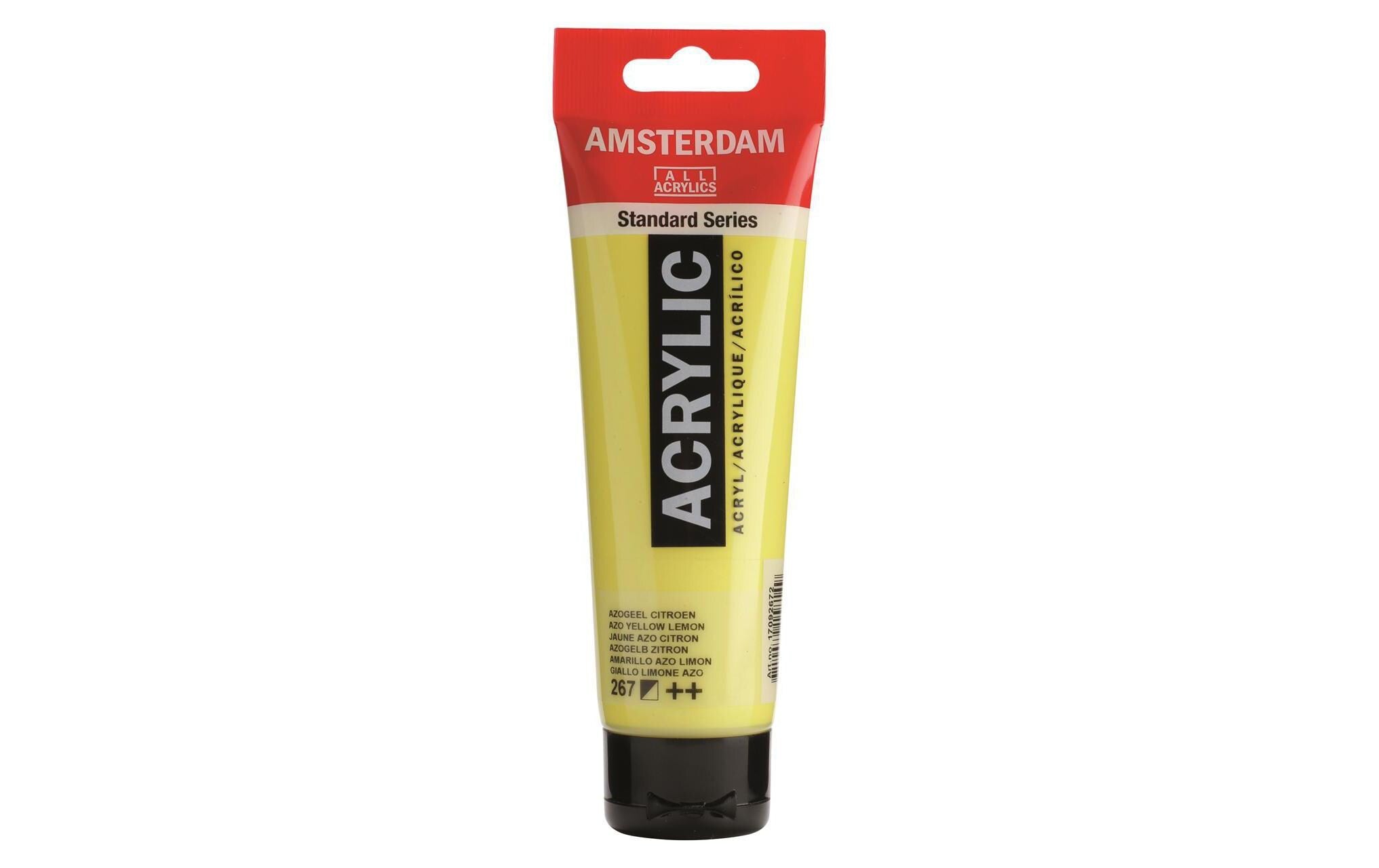 Amsterdam Acrylfarbe Standard 267 120 ml, Farbe: Azogelb Zitron, Halbdeckend
