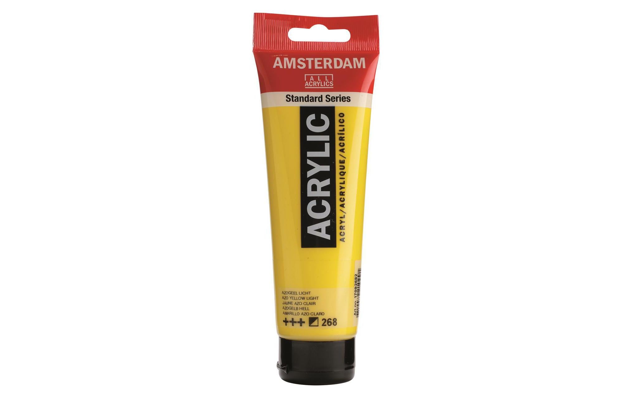 Amsterdam Acrylfarbe Standard 268 120 ml, Farbe: Azogelb H, Halbdeckend