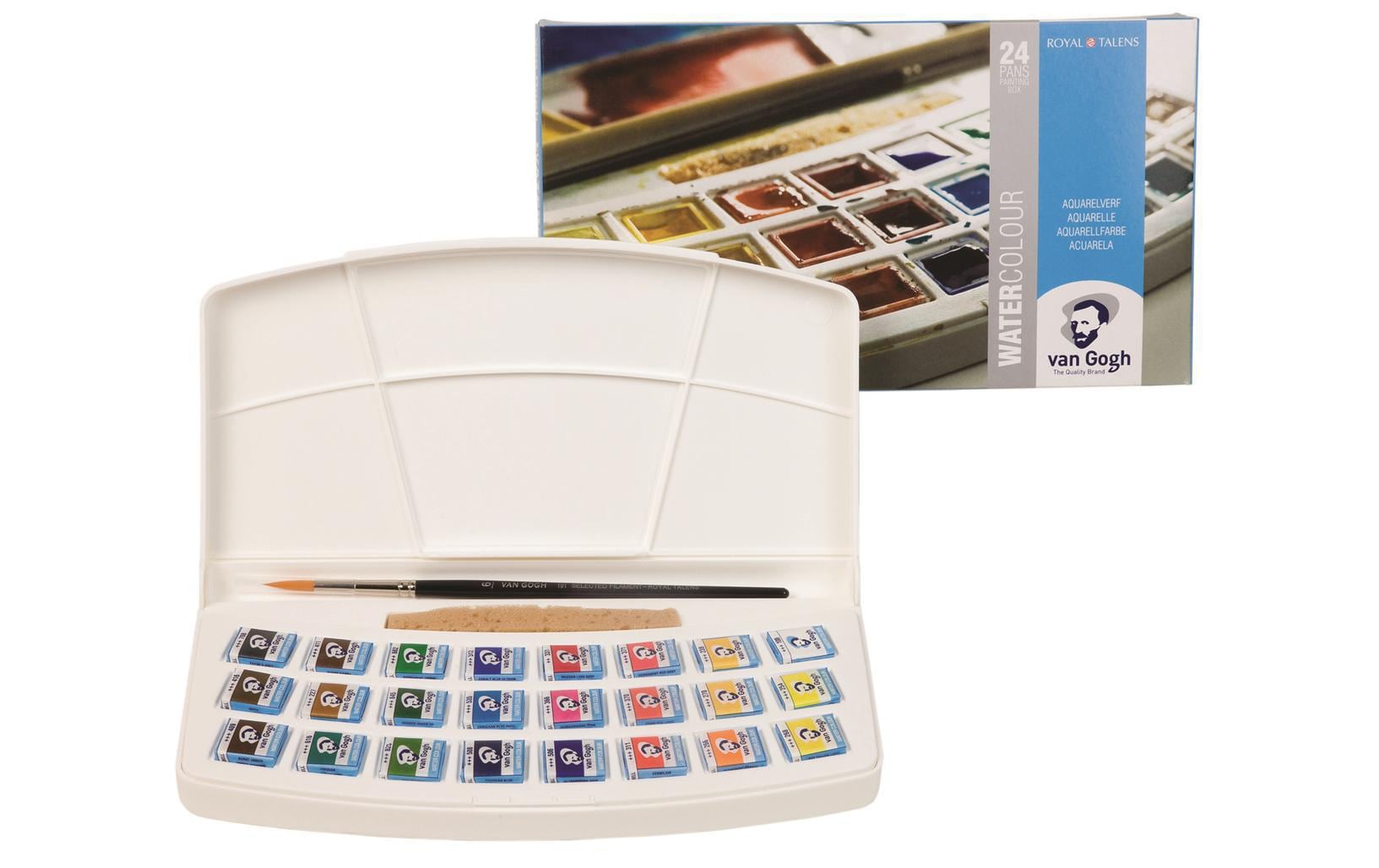 Van Gogh Aquarellfarbe 24er Set 24 Näpfchen