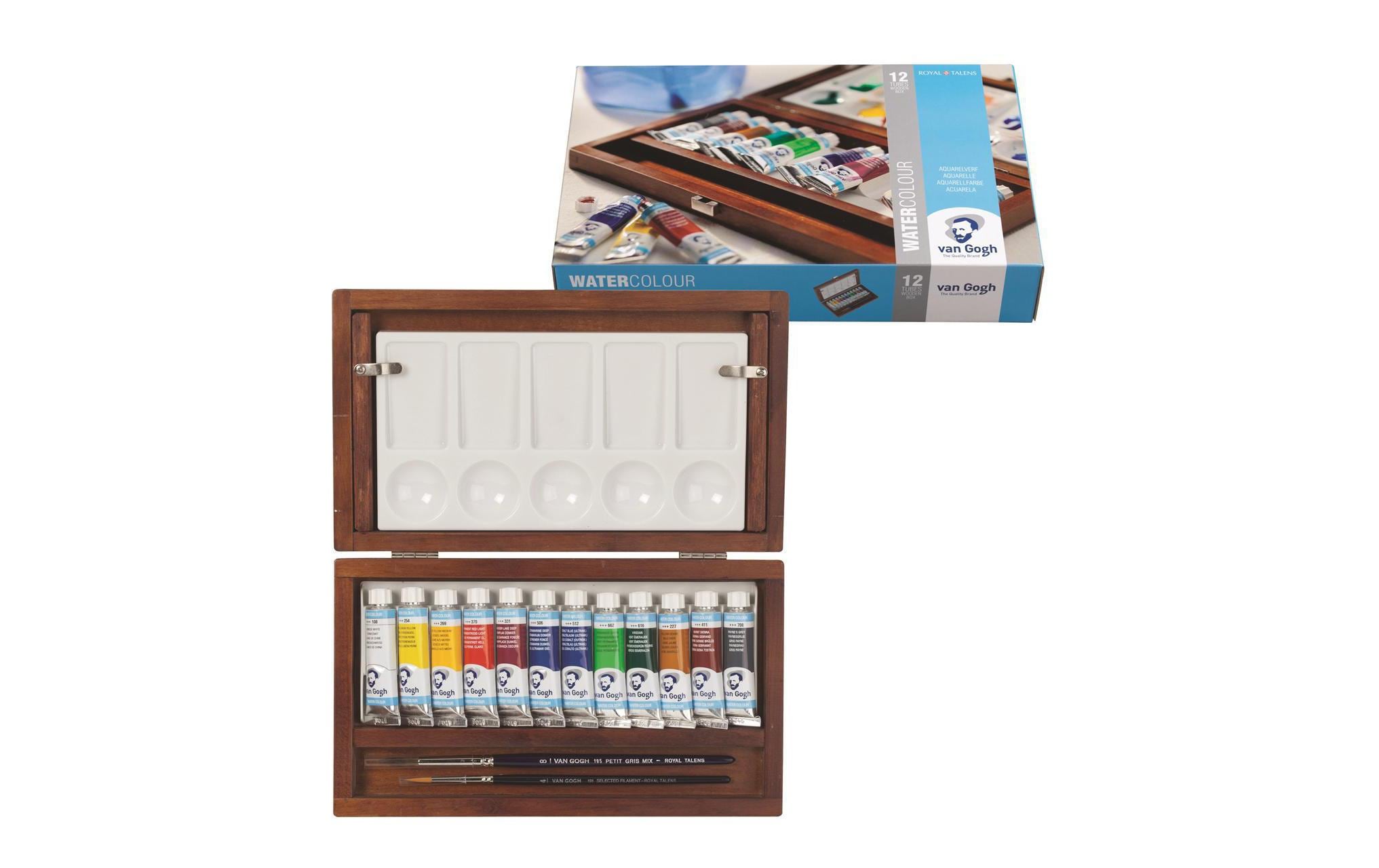 Van Gogh Aquarellfarbe Malkasten 12 Tuben à 10 ml