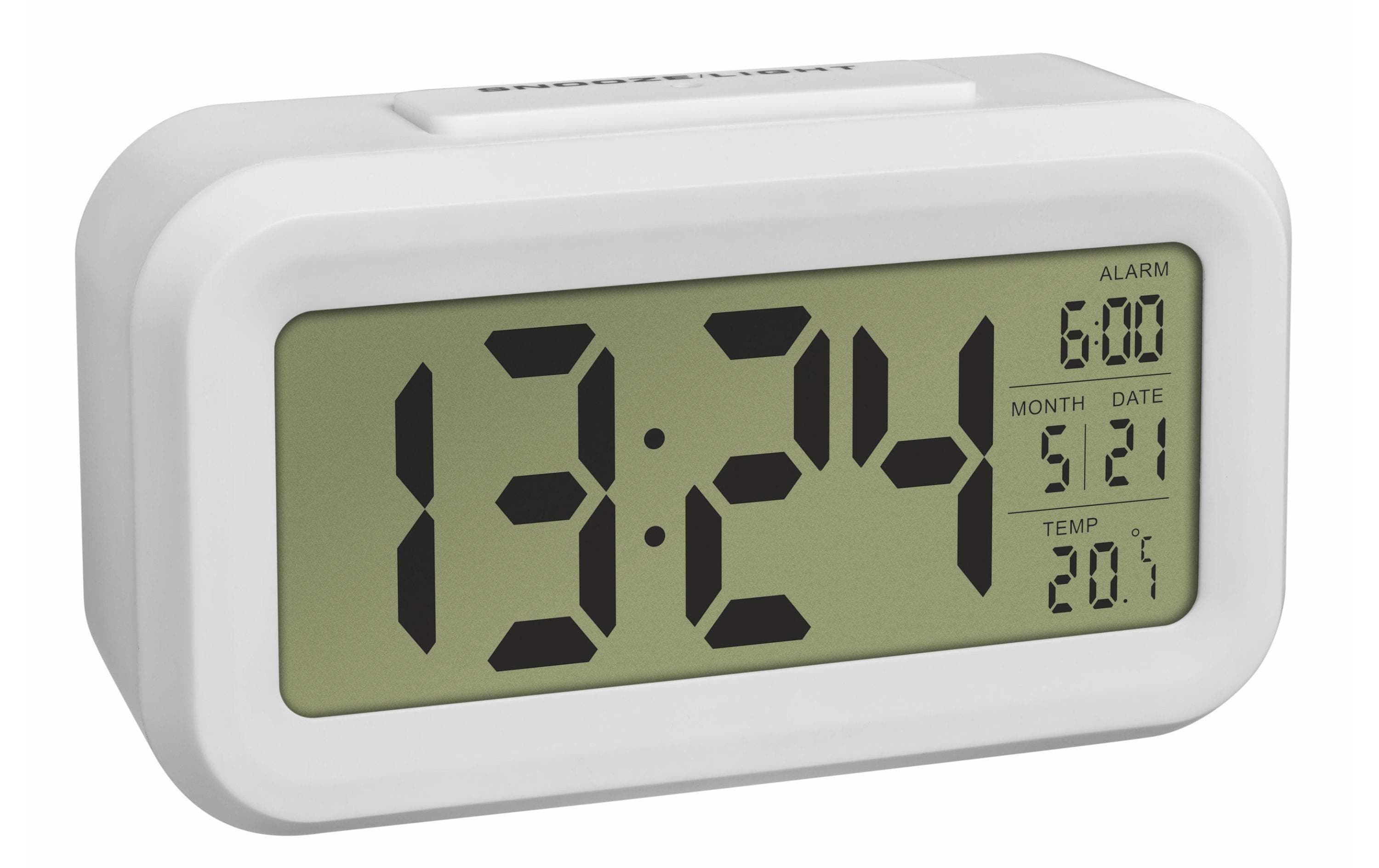TFA  LUMIO Digitalwecker mit Thermometer ohne Batterie