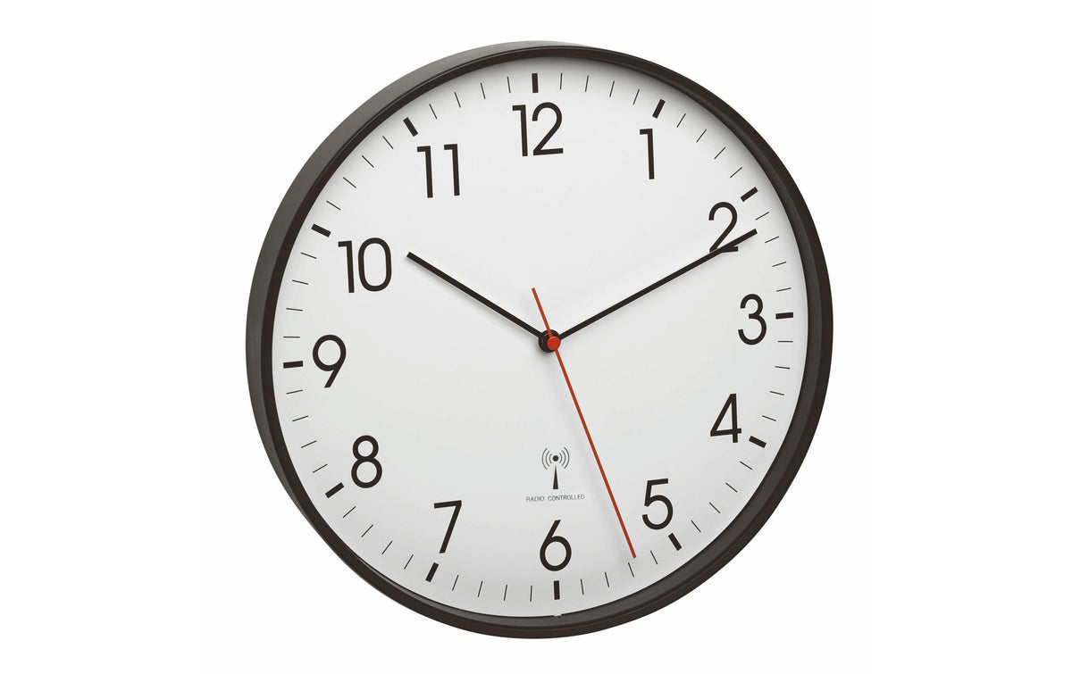 TFA  Funk-Wanduhr ohne Batterie