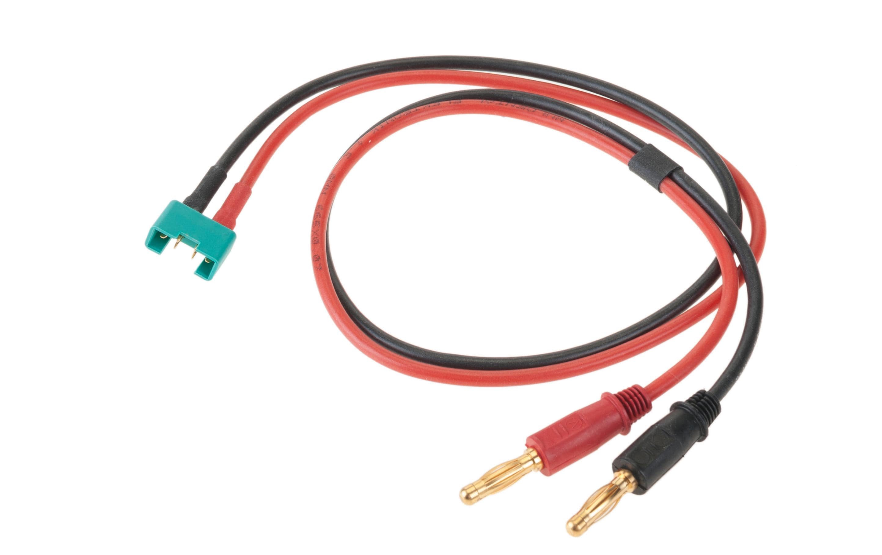 Ladekabel MPX mit 4mm Bananenstecker 50cm, 2.5 mm²