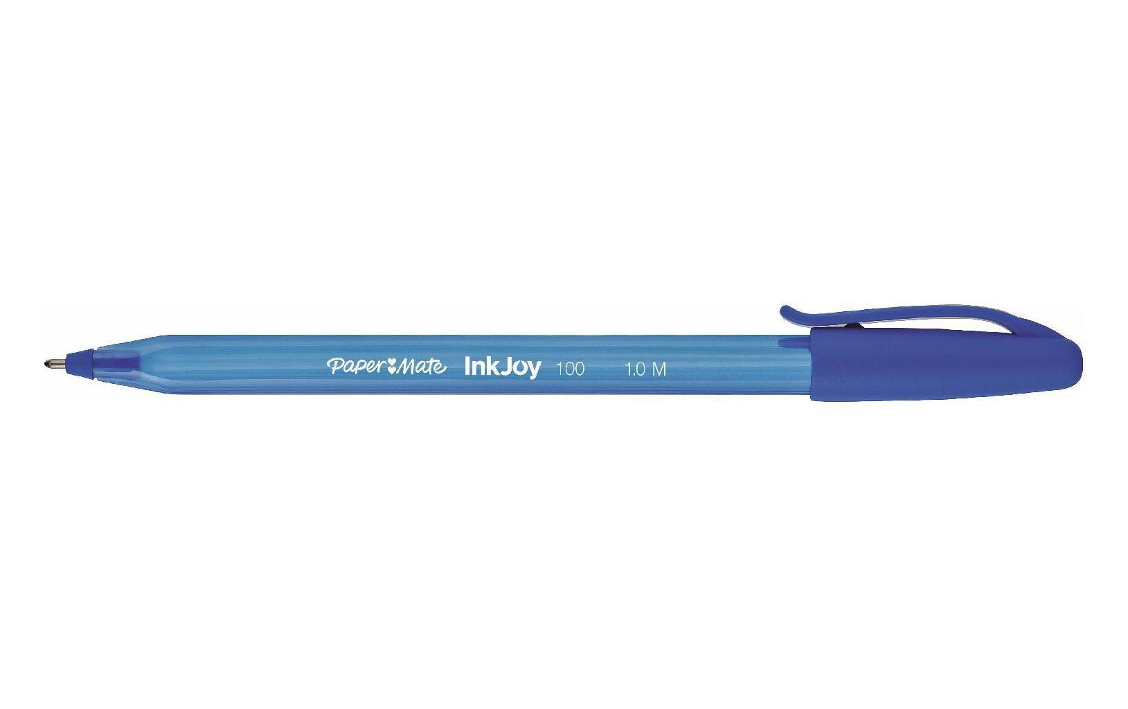 Papermate Kugelschreiber Inkjoy 100 cap M, blau, 50 Stk.
