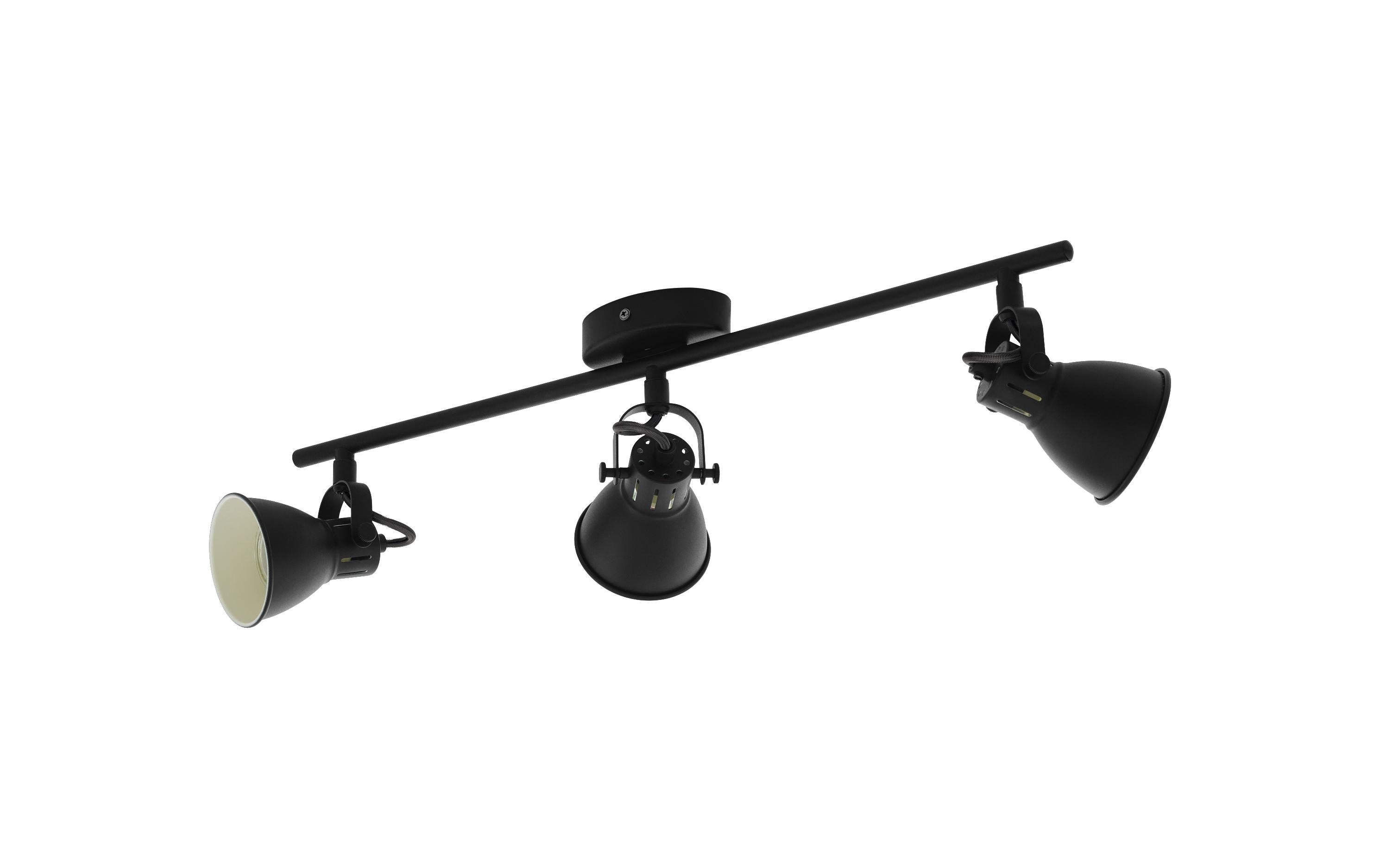 EGLO SERAS 2 3 Spot schwarz EGLO / inkl. 3x GU10 3.3W