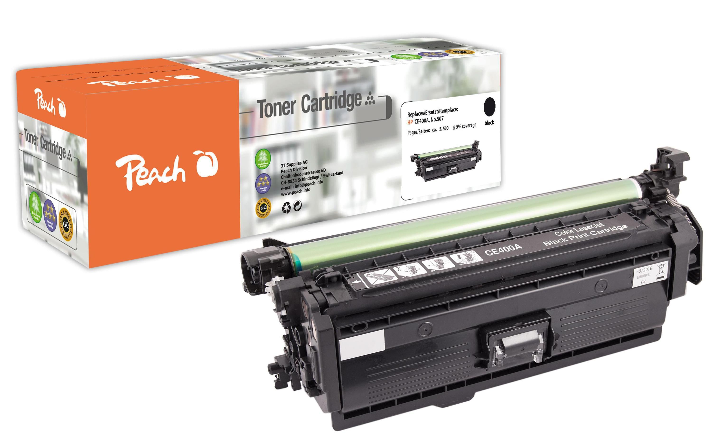 Peach Toner CE400A black Color LJ M551, 5'500 Seiten