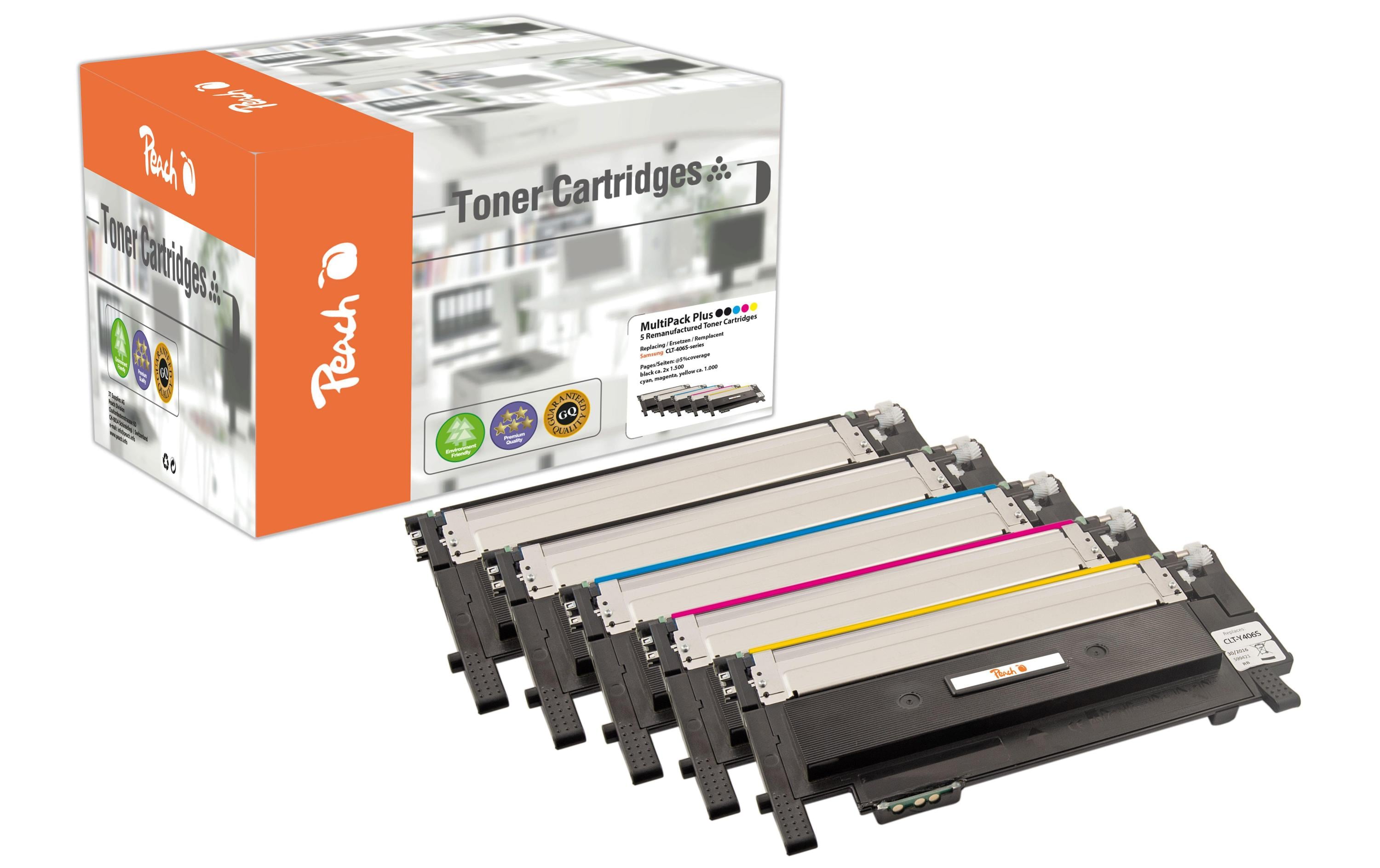 Peach Toner CLT-406S Multipack Plus 2x bk je 1x c, m, y