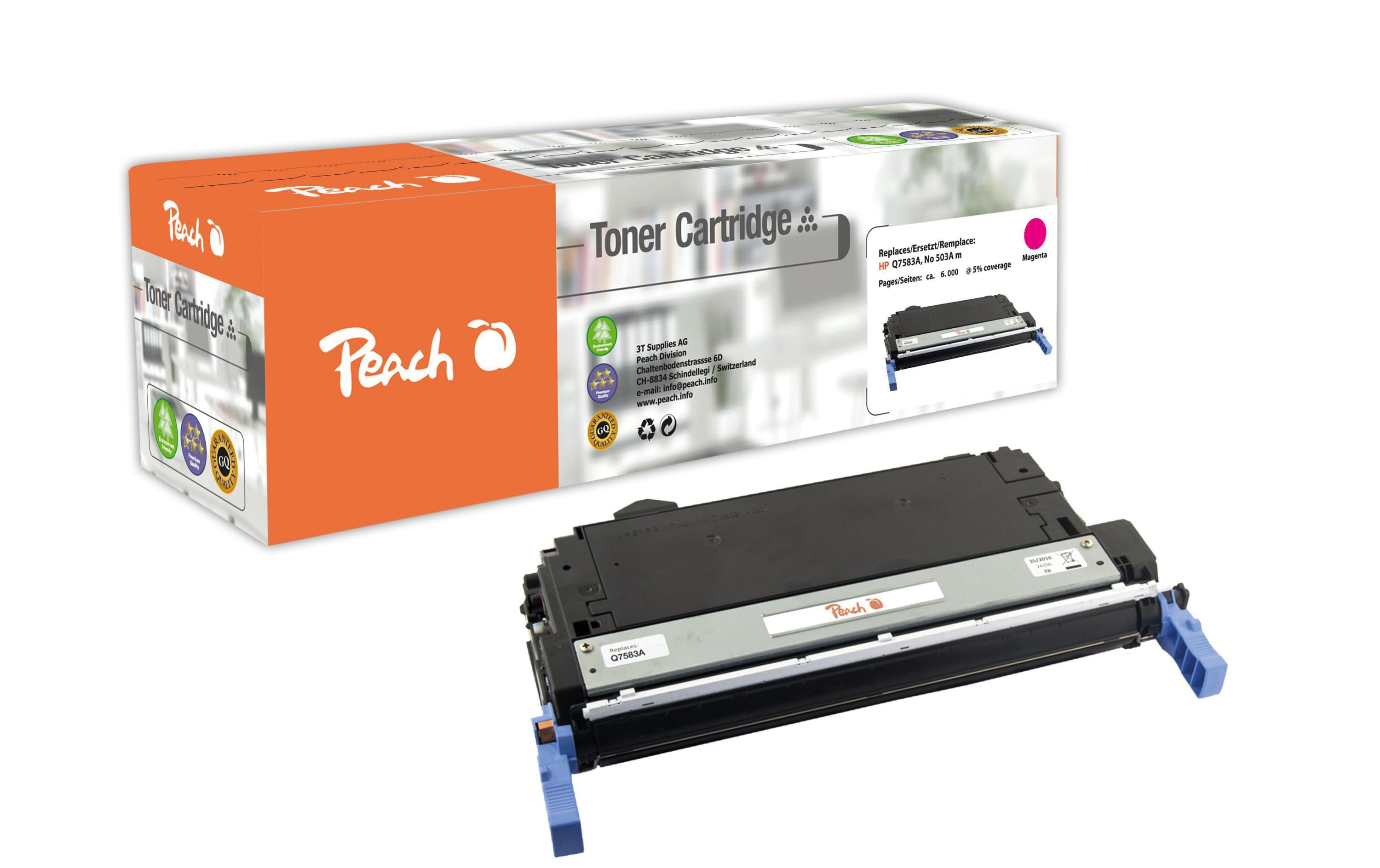 Peach Toner HP Q7583A Nr. 503A magenta 6000 Seiten