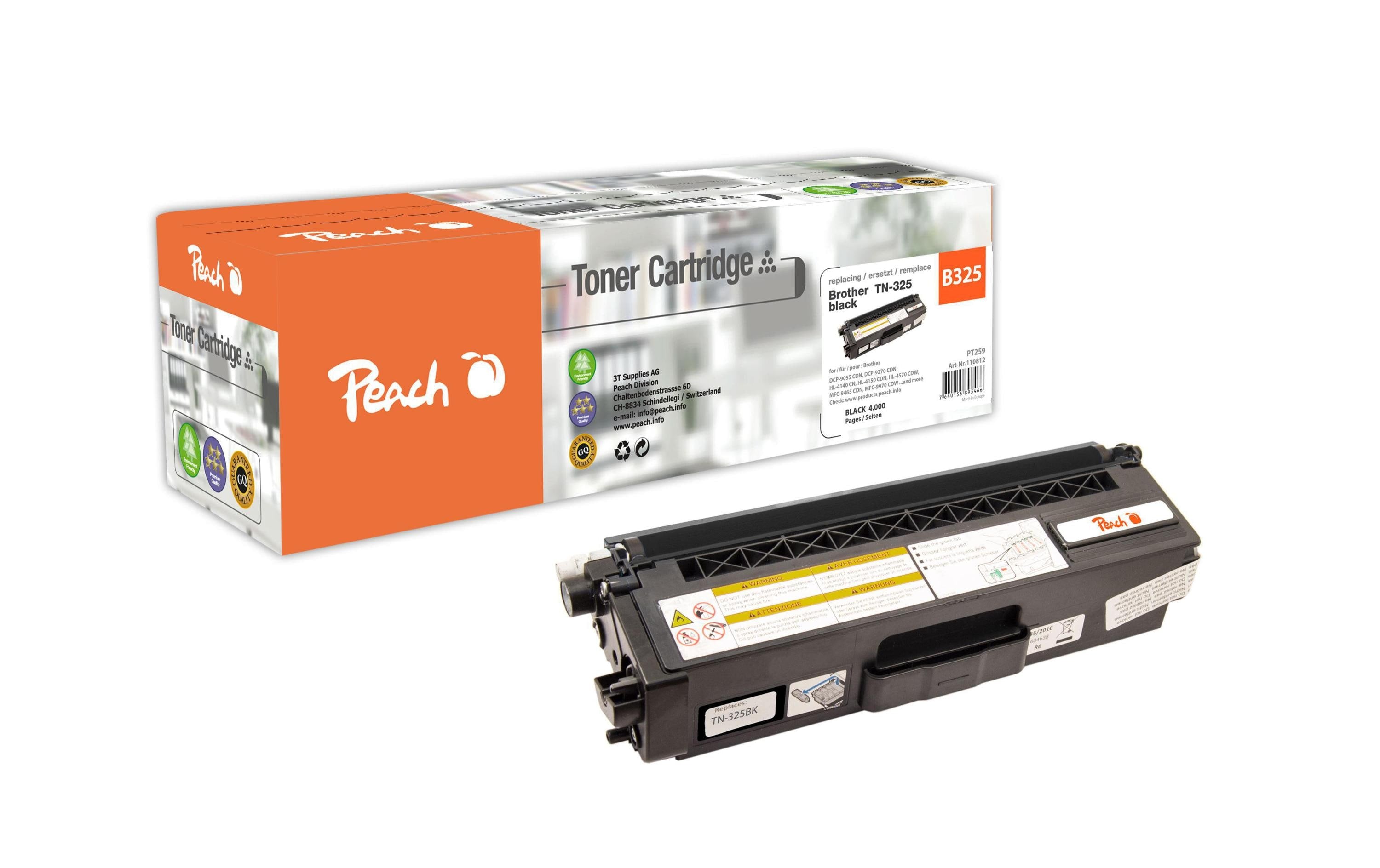 Peach Toner TN-325bk black 4000 Seiten