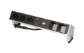 Steckdosenleiste DESK 2, 3xT13, 2xCustom 2xAbdeckung leer, GST18 Stromein-& ausgang