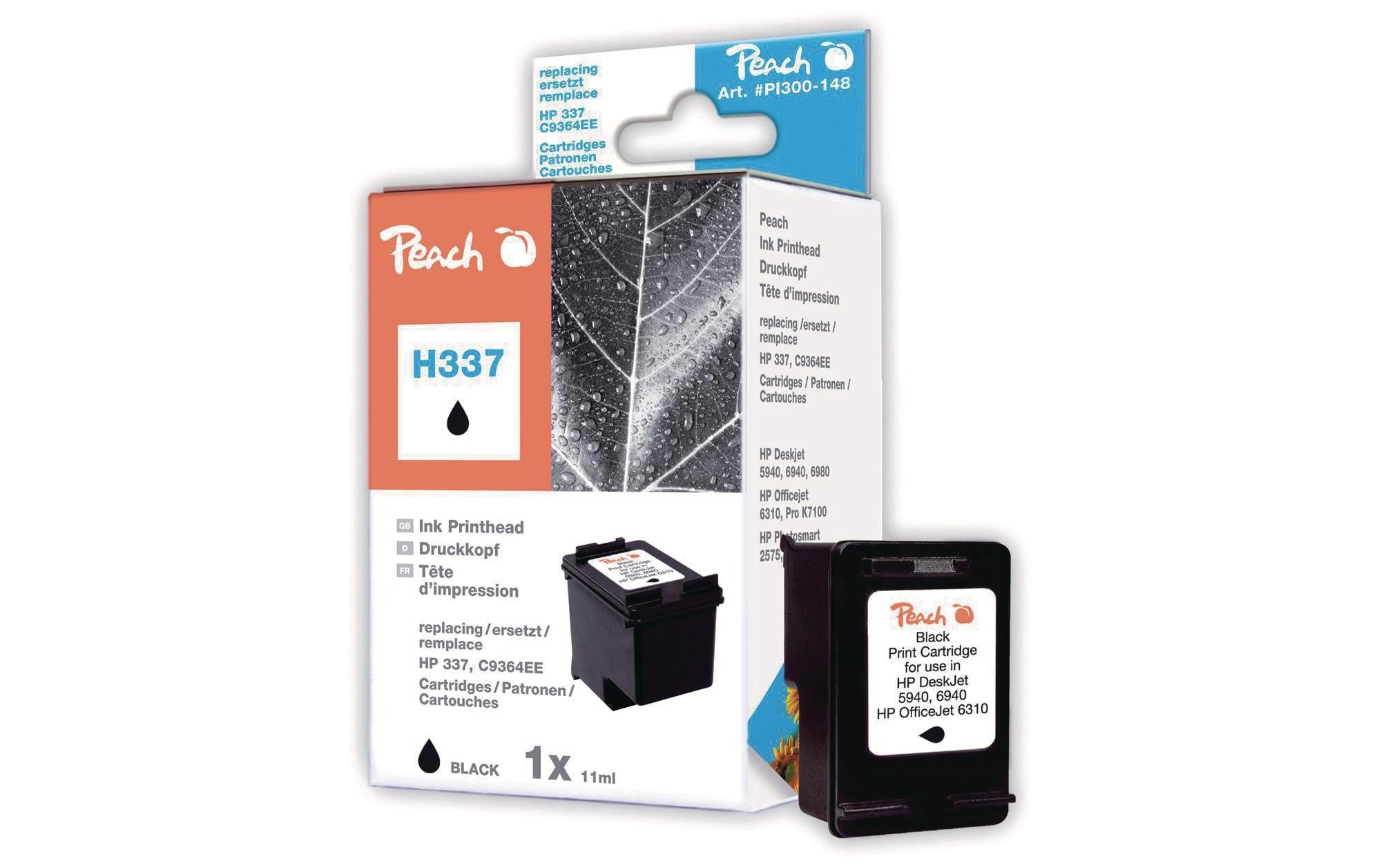 Peach Tinte HP C9364E Nr. 337 black zu 6980/6940/5943, 19ml 593 Seiten