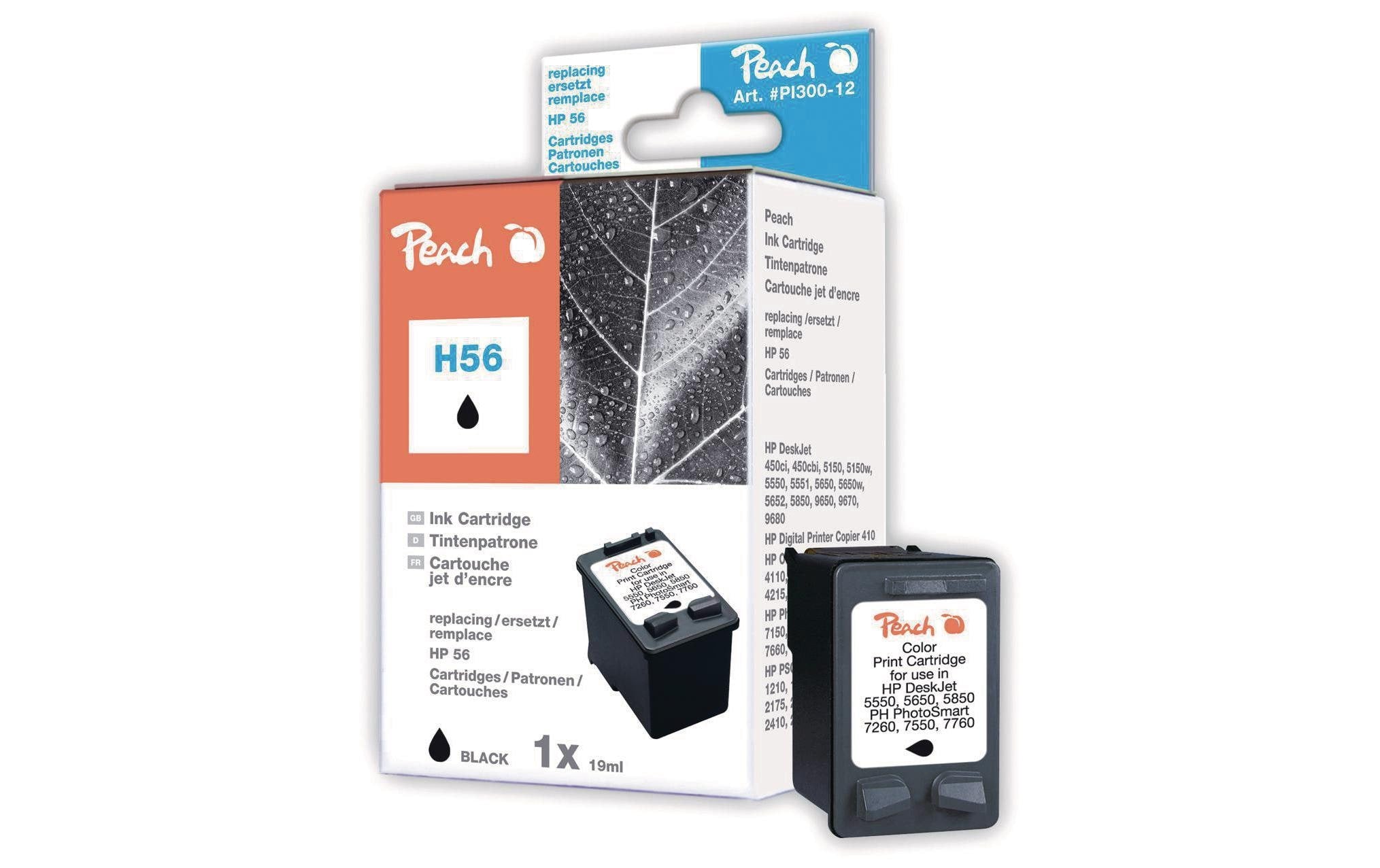 Peach Tinte HP C6656AE / C6657AE Spar Pack  1x schwarz 23ml 1x color 21ml