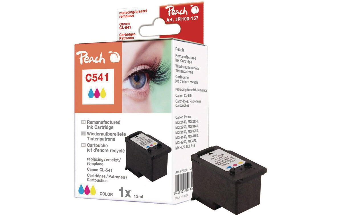 Peach Druckkopf Canon CL-541 color zu Pixma MG2140, 13ml 180 Seiten