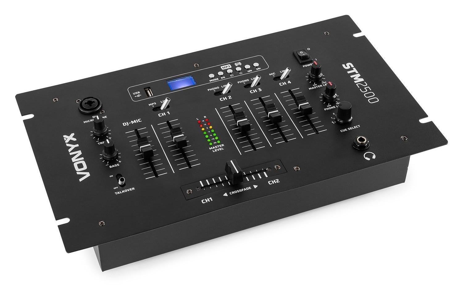 Vonyx STM2500 5-Kanal Mixer, USB, BT, MP3