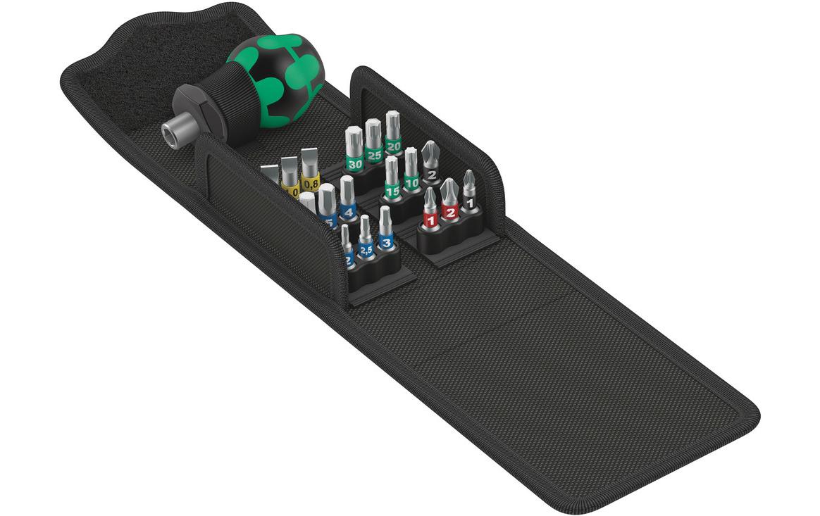 Wera Kraftform Kompakt Stubby 1 Bit-Sortiment