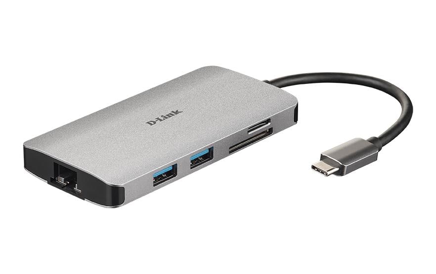 D-Link Hub DUB-M810 USB 3.0, HDMI mit USB-C Ladeanschluss