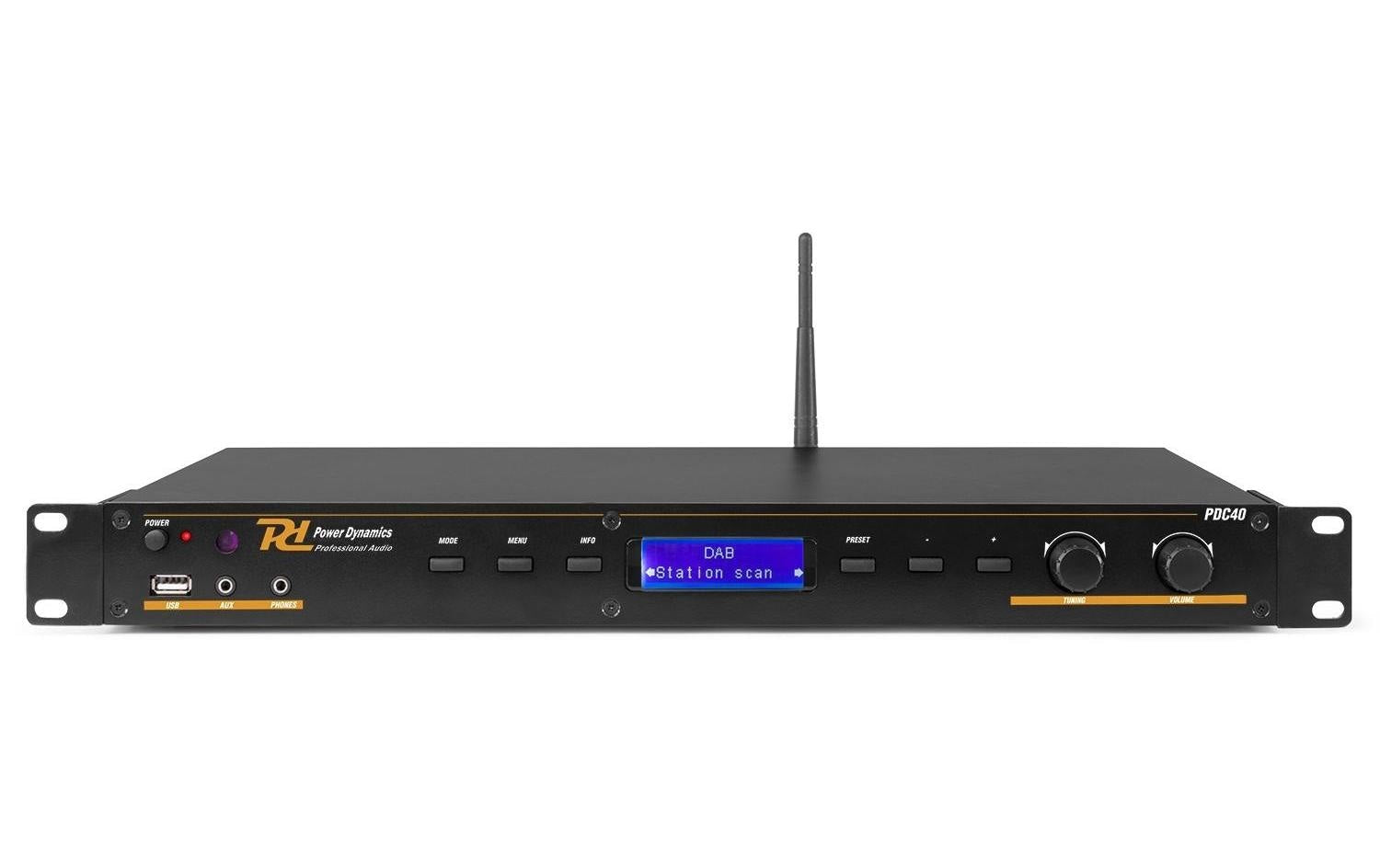 Power Dynamics PDC40 Tuner DAB+/FM/MP3-Player