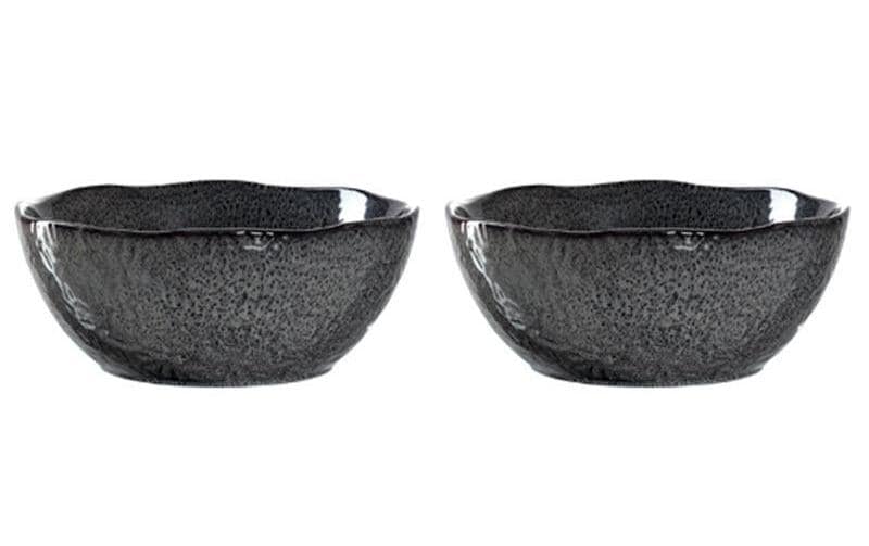 Leonardo Schale Matera 2.6l Anthrazit 2tlg 2 Stück, HxD: 10x25cm, Vol: 2.6l, Keramik