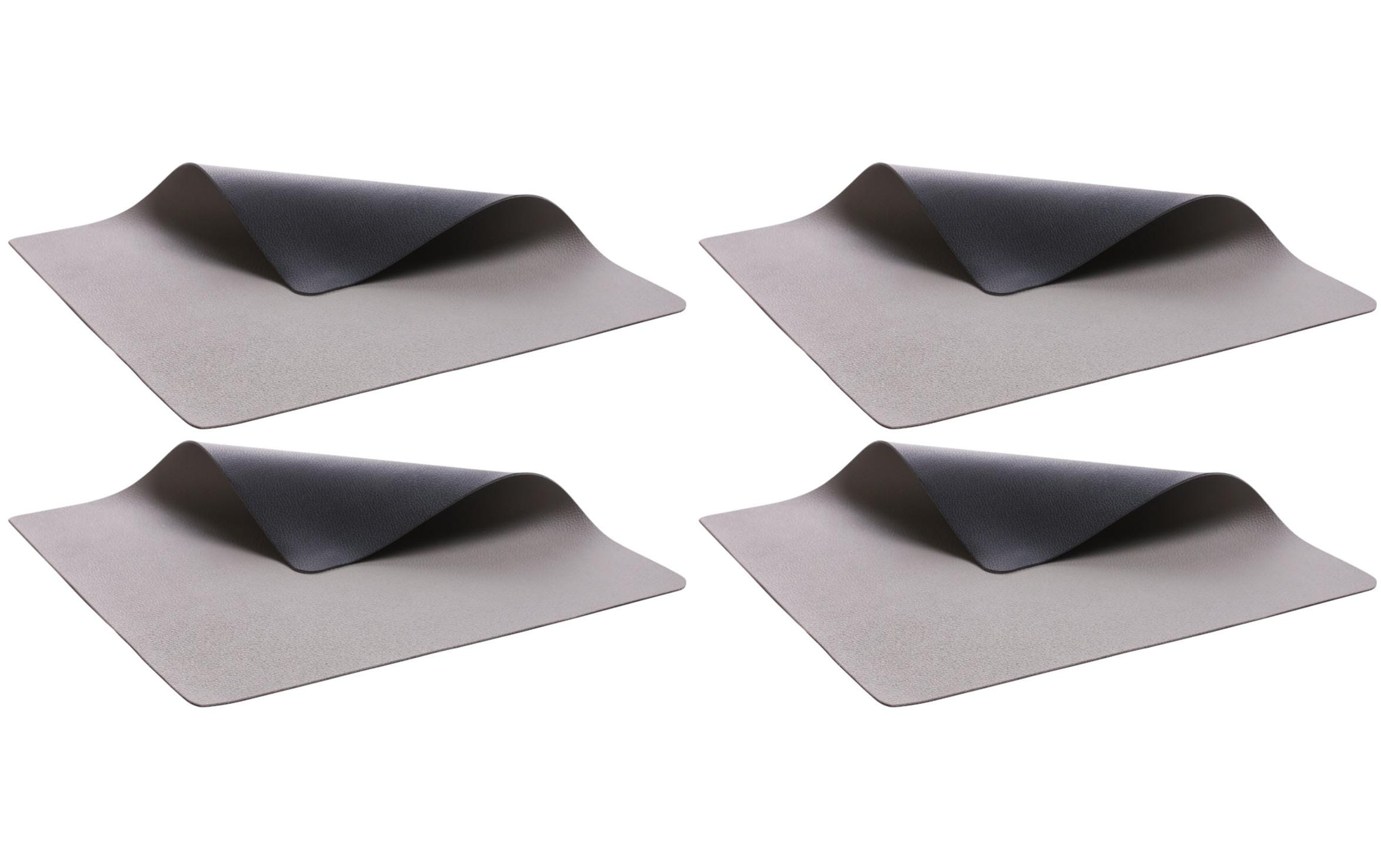 Bitz Tischset schwarz/grau 4er Set 4er Set, 46x33 cm, PVC