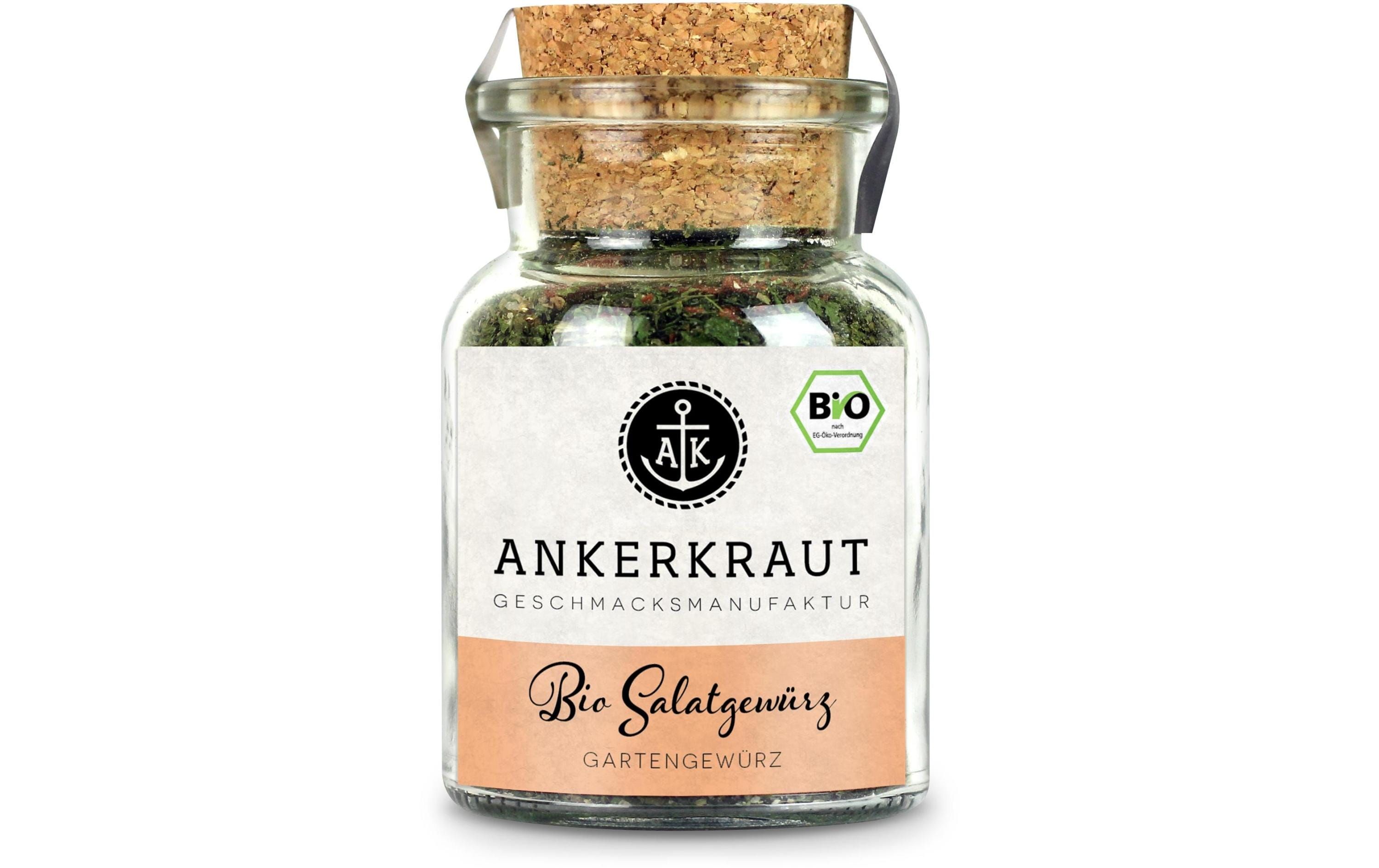 BIO Salatgewürz Gartenkräuter 80 g, Glas klein